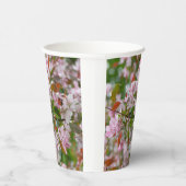 Fijne tak met bloemen appelboom papieren bekers (Rechts)