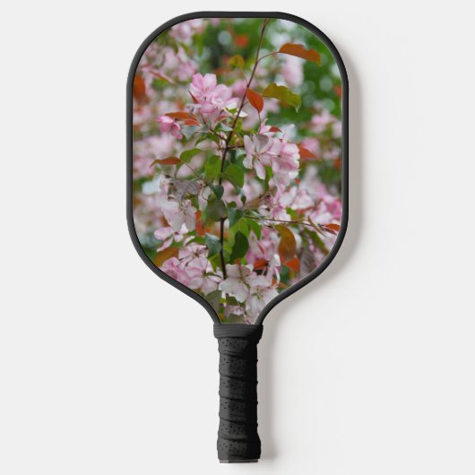 Fijne tak met bloemen appelboom pickleball paddle (Voorkant)