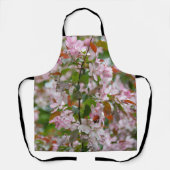 Fijne tak met bloemen appelboom schort (Voorkant)
