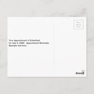 Fijne tanden op maat van uw tandheelkundige prakti briefkaart