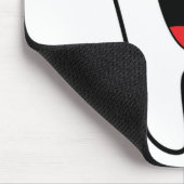 Fijne tanden op maat van uw tandheelkundige prakti muismat (Hoek)