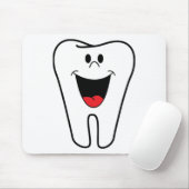Fijne tanden op maat van uw tandheelkundige prakti muismat (Met muis)