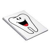 Fijne tanden op maat van uw tandheelkundige prakti notitieboek (Rechterzijde)