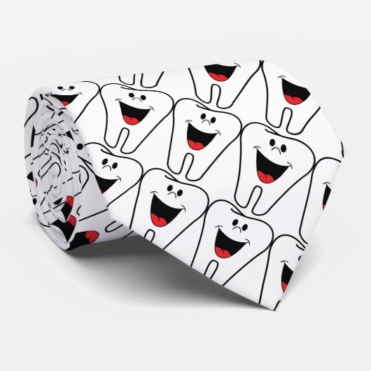 Fijne tanden op maat van uw tandheelkundige prakti stropdas (Opgerold)