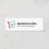 Fijne tandheelkundige benoeming mini visitekaartje (Voorkant)