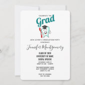 Fijne tandheelkundige verzorging met studiepomhull kaart (Voorkant)