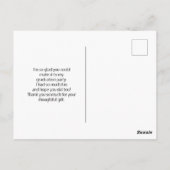 Fijne tandheelkundige verzorging met tandenborstel briefkaart (Achterkant)