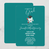 Fijne tandheelkundige verzorging met tandenborstel kaart (Voorkant / Achterkant)