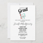 Fijne tandheelkundige verzorging met tandenborstel kaart (Voorkant)