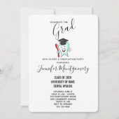 Fijne tandheelkundige verzorging met tandenborstel kaart (Voorkant)