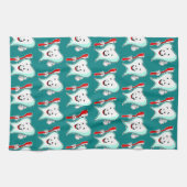 Fijne tandheelkundige verzorging met tandwielborst theedoek (Horizontaal)