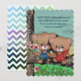 Fijne Teddydag Feestdagenkaart