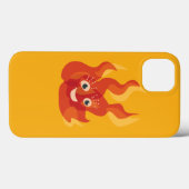 Fijne tekenfilm brandende vuurvlam Case-Mate iPhone case (Achterkant (horizontaal))