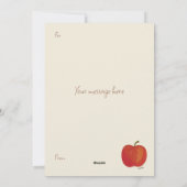 Fijne Thanksgiving Apple Wenskaart Download Feestdagenkaart (Achterkant)