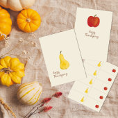 Fijne Thanksgiving Apple Wenskaart Download Feestdagenkaart