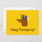 Fijne Thanksgiving! -briefkaart Feestdagenkaart (Voorkant / Achterkant)
