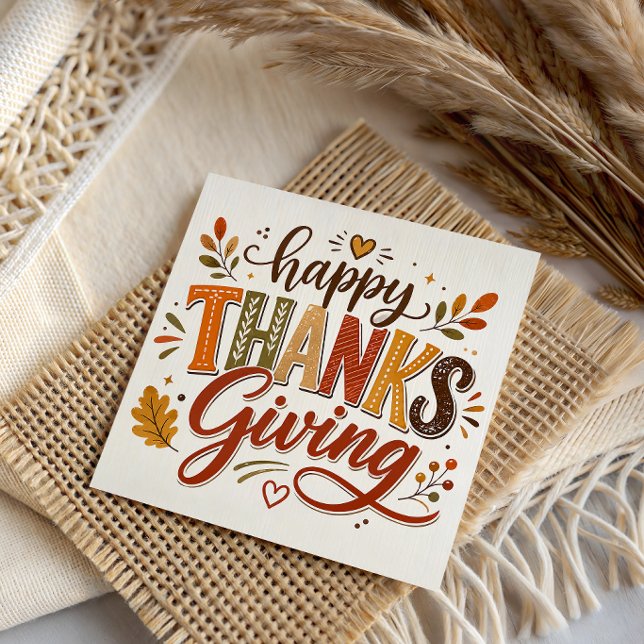 Fijne Thanksgiving Dagen Dankbare Groet (Creator heeft geüpload)