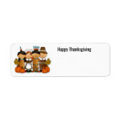 Fijne Thanksgiving Etiket (Voorkant)