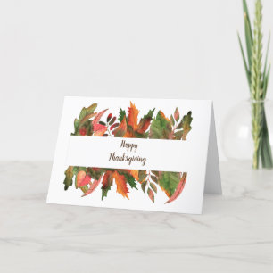 Fijne Thanksgiving geef Bedankt op deze dag Feestdagen Kaart