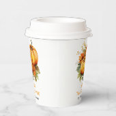 Fijne Thanksgiving |Herfst vakantie Turkije diner Papieren Bekers (Rechts)