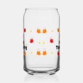 Fijne Thanksgiving Kan Glas Herfst Drinkware (Rechts)