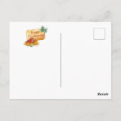 Fijne Thanksgiving, kleurrijke viering, Briefkaart (Achterkant)