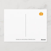 Fijne Thanksgiving Labrador Silhouet Briefkaart (Achterkant)