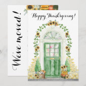 Fijne Thanksgiving Nieuw Huis Aankondiging (Voorkant / Achterkant)