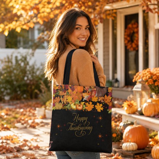 Fijne Thanksgiving Oogst Tote Bag