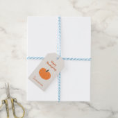 Fijne Thanksgiving Pompoen Cadeaubijsluiter Cadeaulabel (Met Touw)