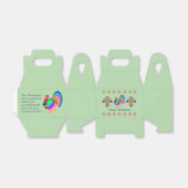 Fijne Thanksgiving. Poolse design bloemen. Bedankdoosjes (Uitgevouwen)