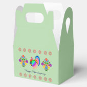 Fijne Thanksgiving. Poolse design bloemen. Bedankdoosjes (Geopend)