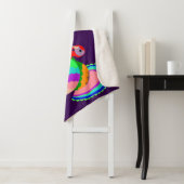 Fijne Thanksgiving. Poolse design bloemen. Sherpa Deken (In situ)