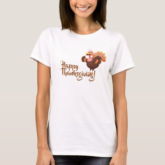 Fijne Thanksgiving T-Shirt (Voorkant)