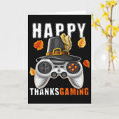 Fijne Thanksgiving Videospel Controller Pelgrim C Kaart (Gele Bloem)