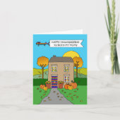 Fijne Thanksgiving voor mijn beide moeders Kaart (Voorkant)