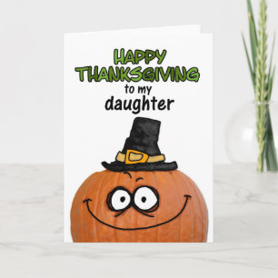 Fijne Thanksgiving voor mijn dochter Feestdagen Kaart
