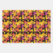 Fijne Thanksgiving! Vriendschappen geven Fall blad Inpakpapier Vel (Voorkant)