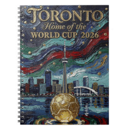 Fijne Toronto Voetbal Kunst 2026 Stadion Notitieboek