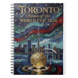 Fijne Toronto Voetbal Kunst 2026 Stadion Notitieboek