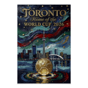 Fijne Toronto Voetbal Kunst 2026 Stadion Perfect Poster