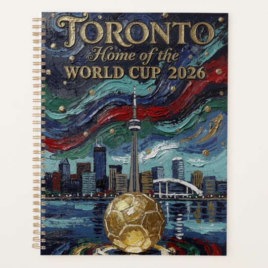 Fijne Toronto Voetbal Kunst 2026 Stadion  Planner (Voorkant)