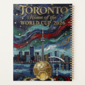 Fijne Toronto Voetbal Kunst 2026 Stadion  Planner (Achterkant)