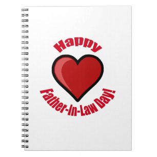 Fijne Vader Van De Schoonfamilie Dag! Notitieboek