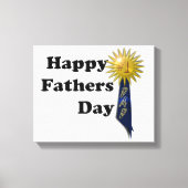 Fijne Vaderdag - #1 Papa Canvas Afdruk (Voorkant)