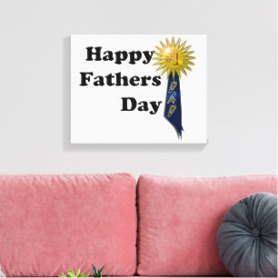 Fijne Vaderdag - #1 Papa Canvas Afdruk