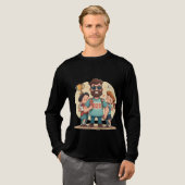 Fijne vaderdag 2025 Tri-Blend shirt (Voorkant)