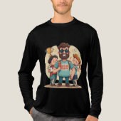 Fijne vaderdag 2025 Tri-Blend shirt (Voorkant volledig)