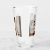 Fijne Vaderdag | 2 foto's | Aangepaste tekst afdru Glas (Rechts)