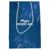 Fijne Vaderdag. Aangepaste naam Medium Cadeauzakje (Voorkant)